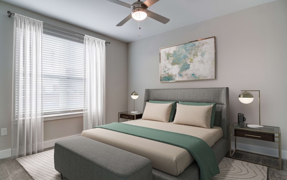 C1A - 3 bedroom floorplan layout with 3 bathrooms and 1487 square feet (Bedroom
)
