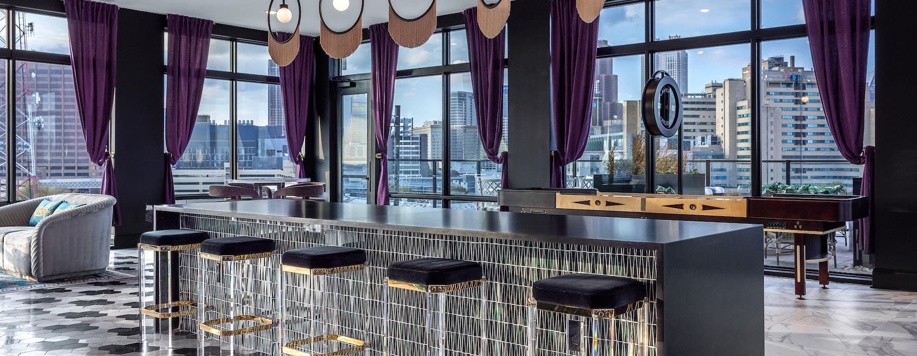 luxurious clubroom